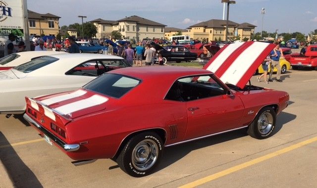 1969 Red Chevrolet Camaro Coupe