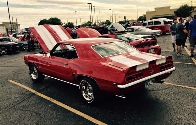 1969 Red Chevrolet Camaro Coupe