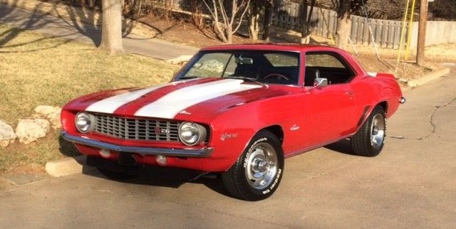 1969 Red Chevrolet Camaro Coupe