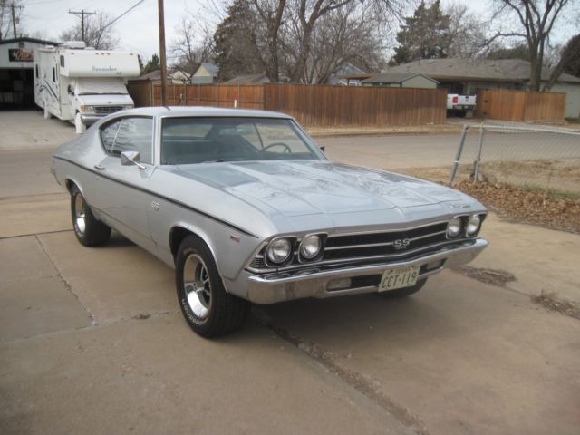 1969 SILVER Chevrolet Chevelle 2 DR HARDTOP