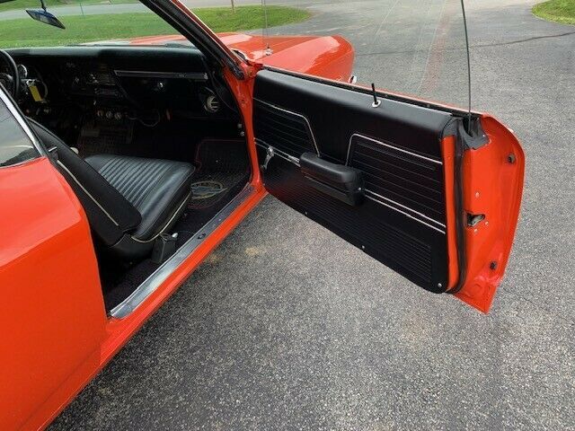 1969 Orange Chevrolet Chevelle Coupe