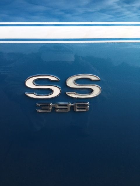 1969 Blue Chevrolet Chevelle Coupe