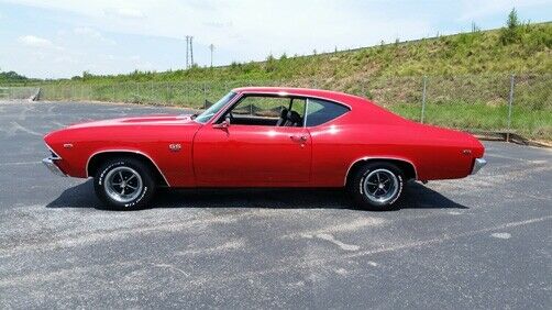 1969 Red Chevrolet Chevelle --