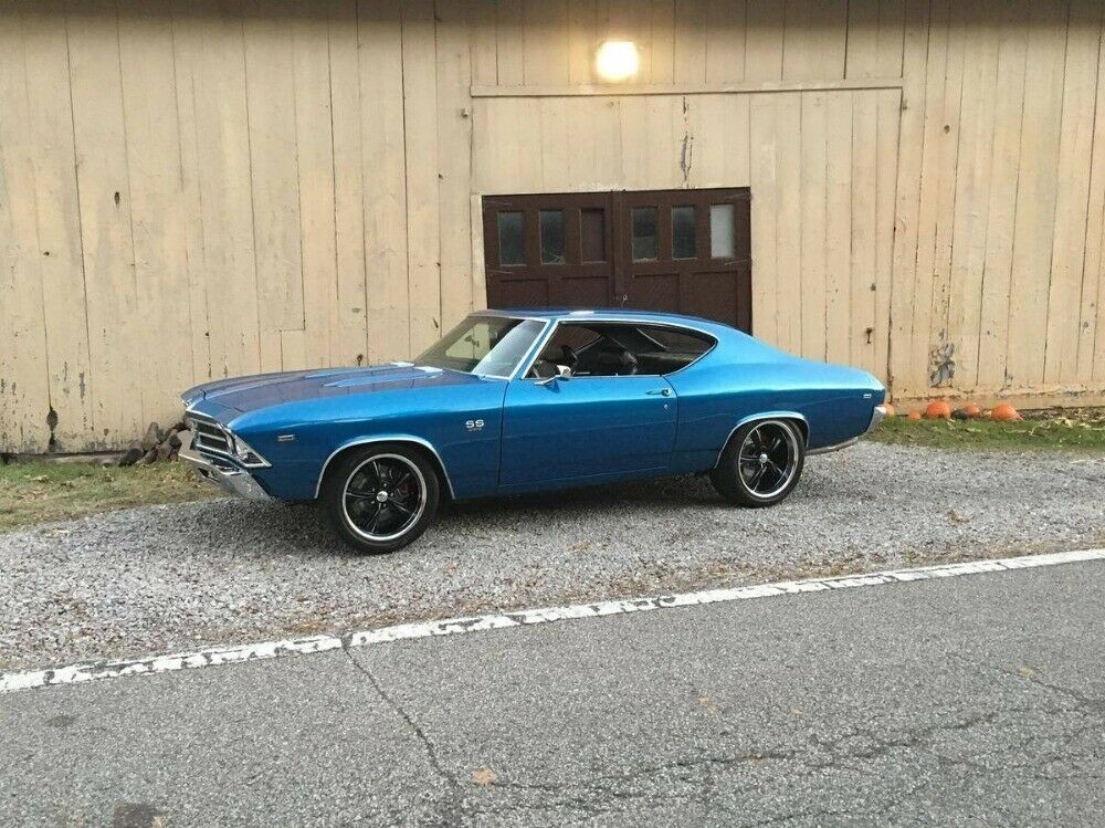 1969 Blue Chevrolet Chevelle Coupe