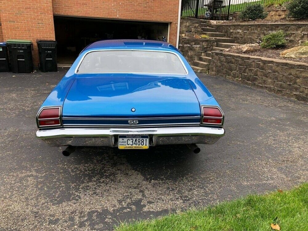 1969 Blue Chevrolet Chevelle Coupe