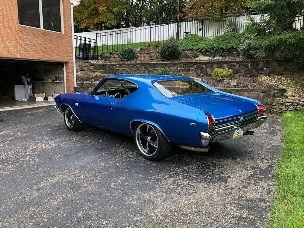 1969 Blue Chevrolet Chevelle Coupe