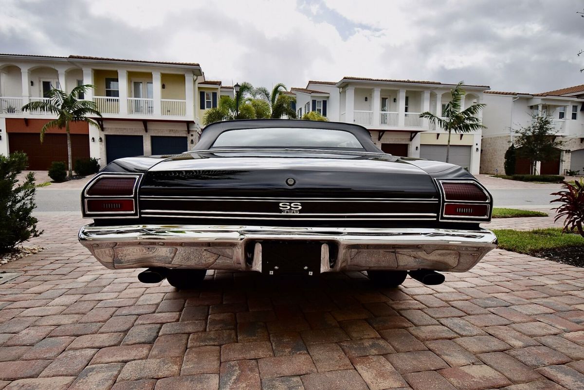 1969 Black Chevrolet Chevelle Conv 396/375 Convertible