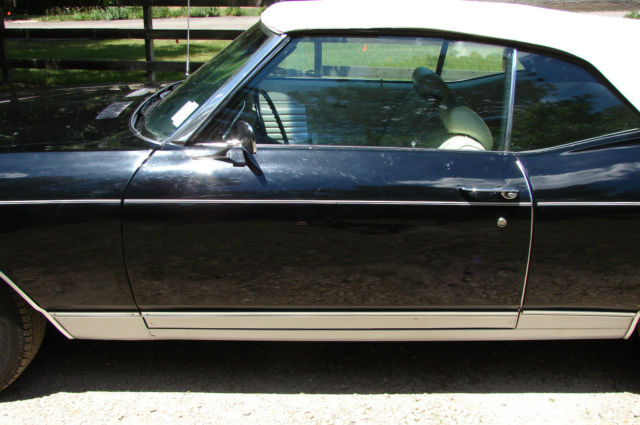 1969 Black Chevrolet Chevelle Convertible