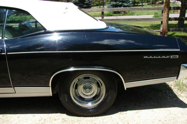 1969 Black Chevrolet Chevelle Convertible