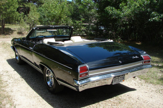 1969 Black Chevrolet Chevelle Convertible