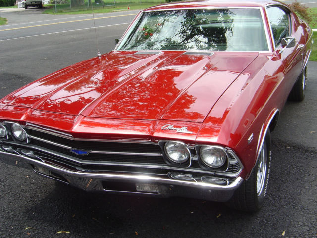 1969 Red Chevrolet Chevelle Coupe