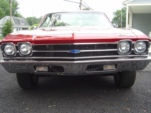 1969 Red Chevrolet Chevelle Coupe