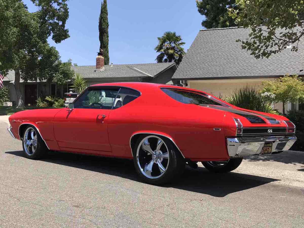1969 Red Chevrolet Chevelle Coupe Coupe