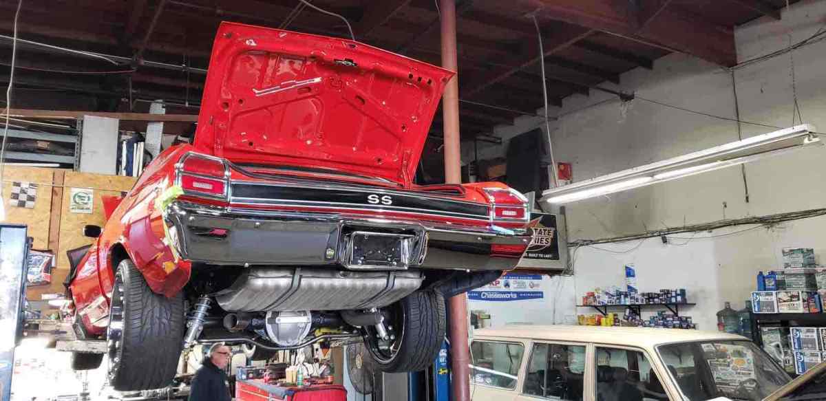 1969 Red Chevrolet Chevelle Coupe Coupe