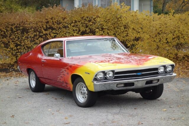 1969 Red Chevrolet Chevelle Coupe