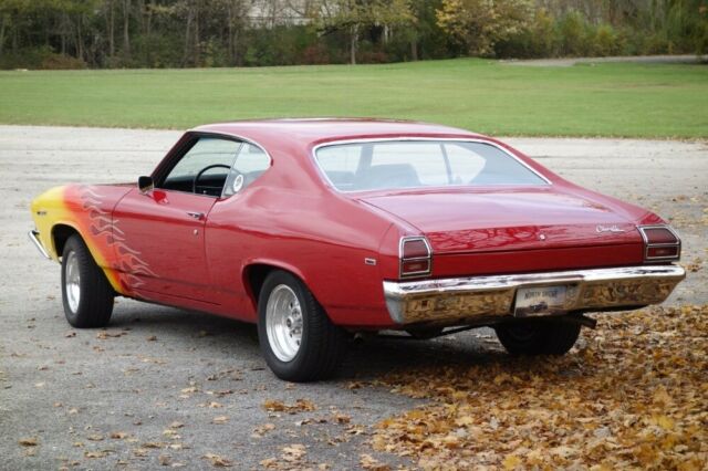 1969 Red Chevrolet Chevelle Coupe
