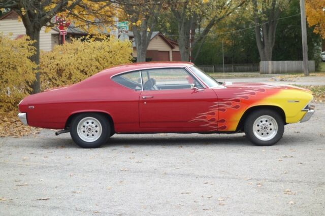 1969 Red Chevrolet Chevelle Coupe