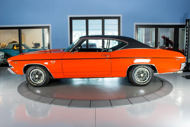 1969 Orange Chevrolet Chevelle Coupe