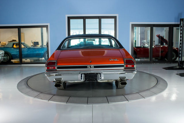 1969 Orange Chevrolet Chevelle Coupe