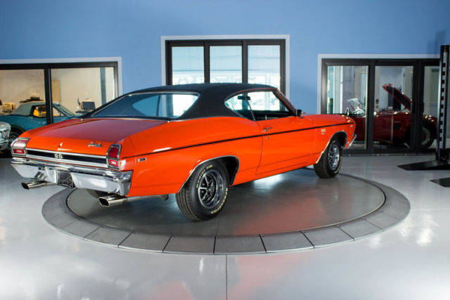 1969 Orange Chevrolet Chevelle Coupe