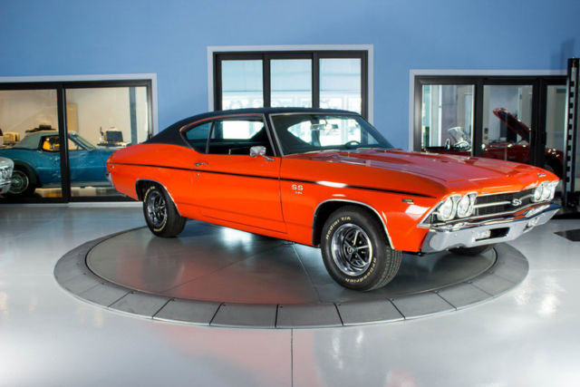 1969 Orange Chevrolet Chevelle Coupe