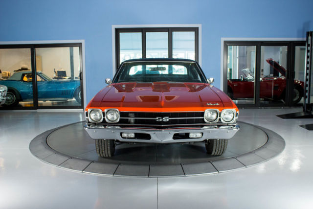 1969 Orange Chevrolet Chevelle Coupe