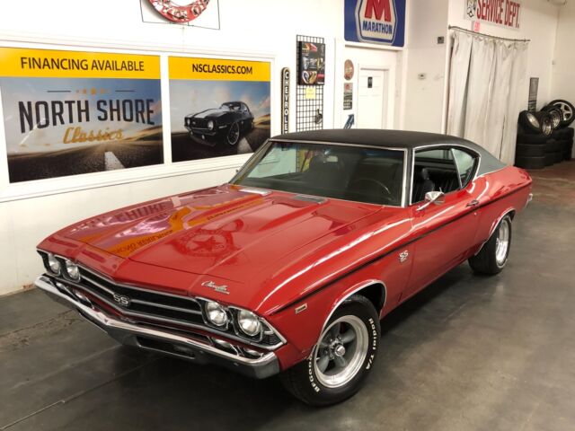 1969 Red Chevrolet Chevelle 2 Door