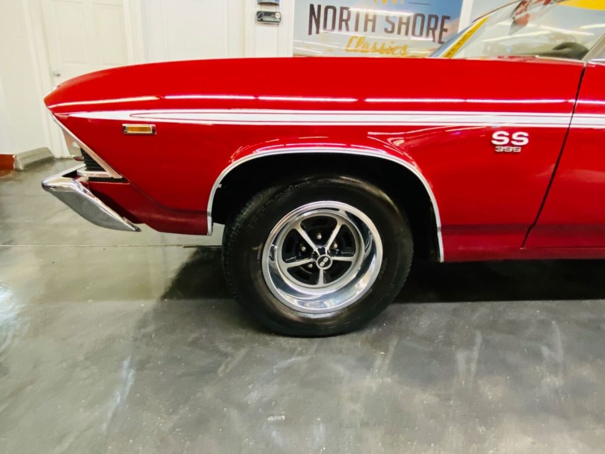 1969 Red Chevrolet Chevelle Convertible