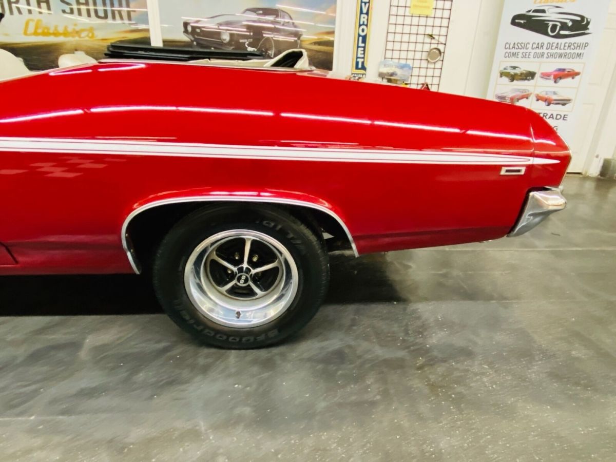 1969 Red Chevrolet Chevelle Convertible
