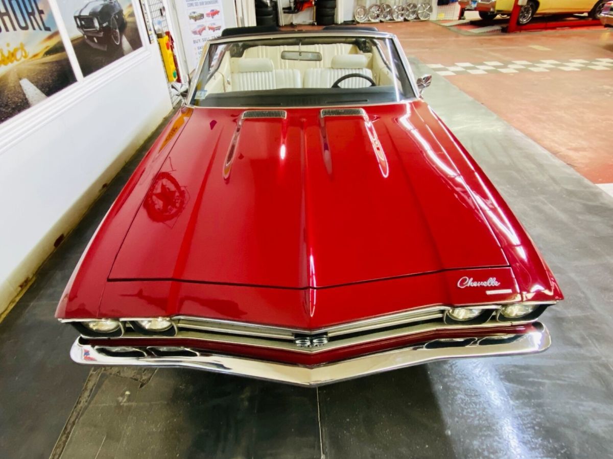 1969 Red Chevrolet Chevelle Convertible
