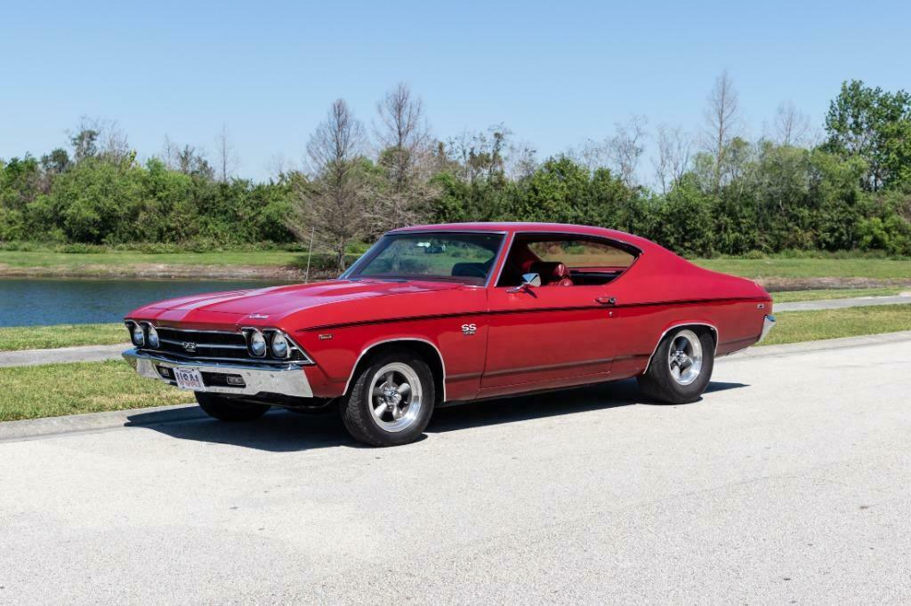 1969 Red Chevrolet Chevelle Coupe