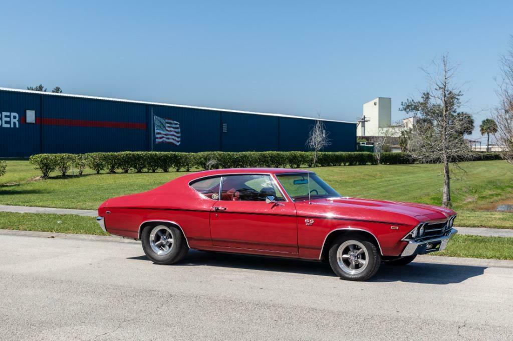 1969 Red Chevrolet Chevelle Coupe