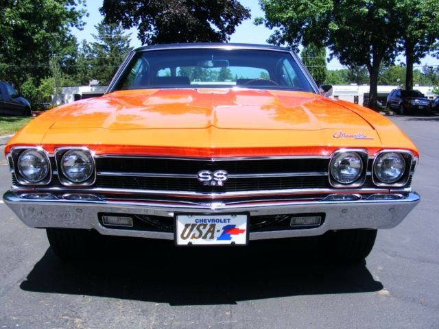 1969 Monaco Orange Chevrolet Chevelle Hard top Coupe