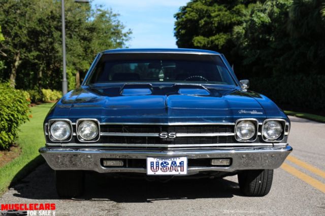 1969 Blue Chevrolet Chevelle Coupe