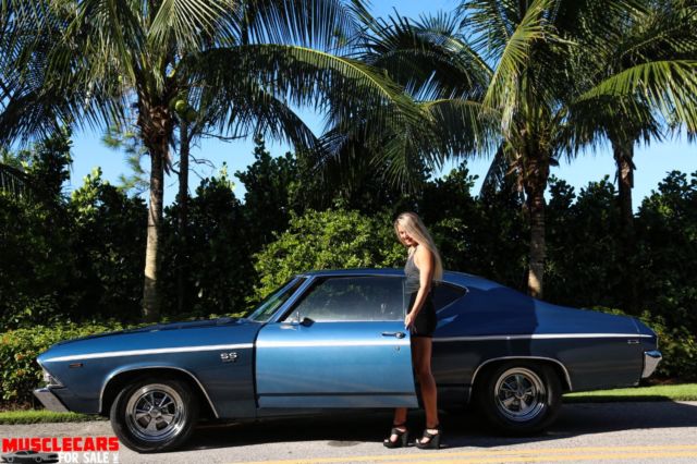 1969 Blue Chevrolet Chevelle Coupe