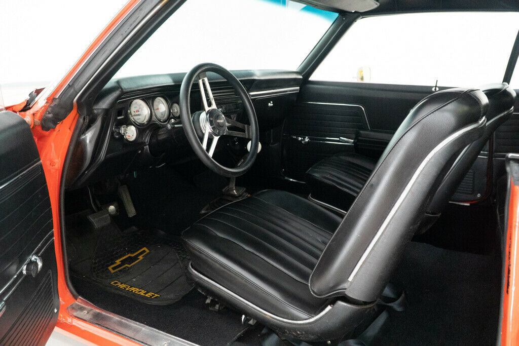 1969 Orange Chevrolet Chevelle Coupe