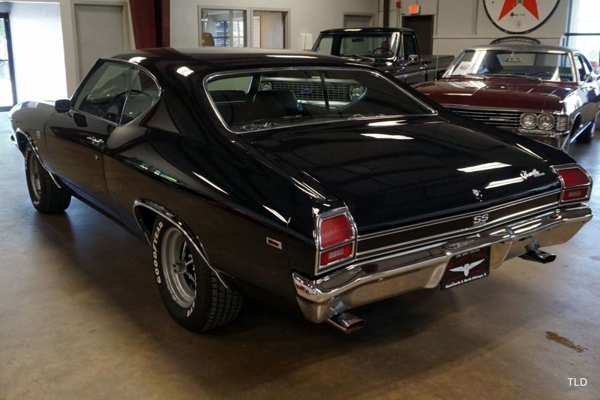 1969 Black Chevrolet Chevelle Coupe