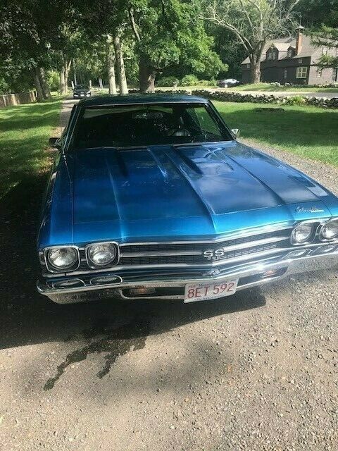1969 Blue Chevrolet Chevelle Hardtop