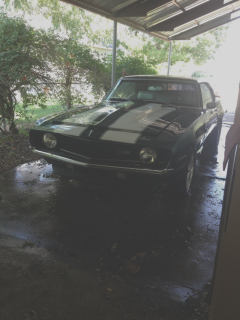 1969 Dark Green Chevrolet Camaro Coupe