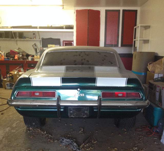 1969 Dark Green Chevrolet Camaro Coupe