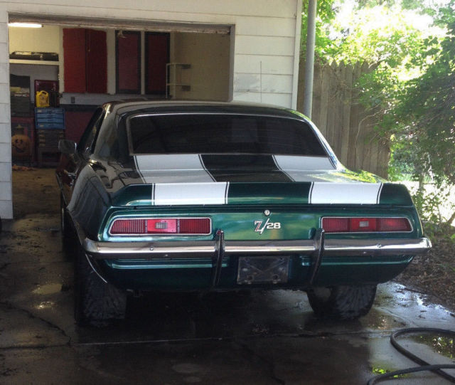 1969 Dark Green Chevrolet Camaro Coupe
