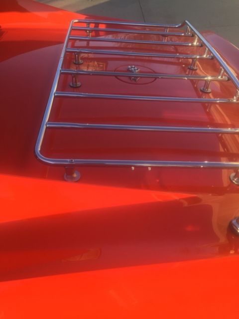 1969 Orange Chevrolet Corvette Coupe