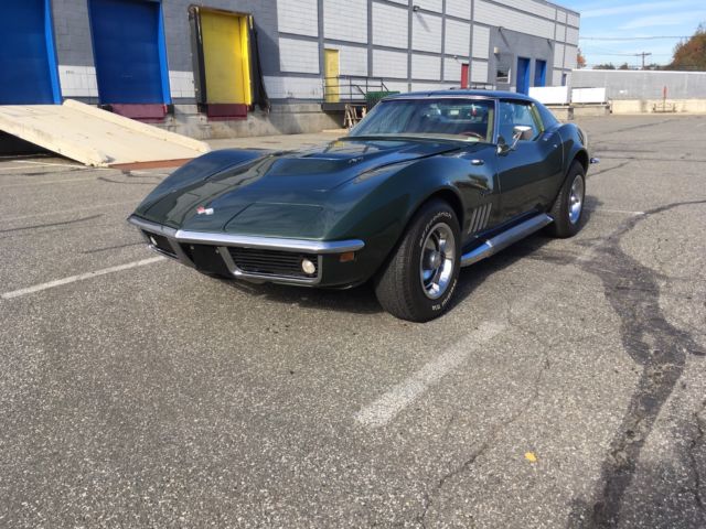1969 Green Chevrolet Corvette Coupe