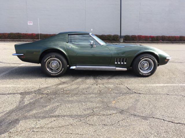 1969 Green Chevrolet Corvette Coupe