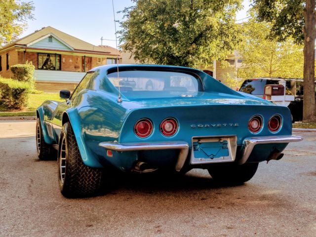 1969 Blue Chevrolet Corvette Coupe