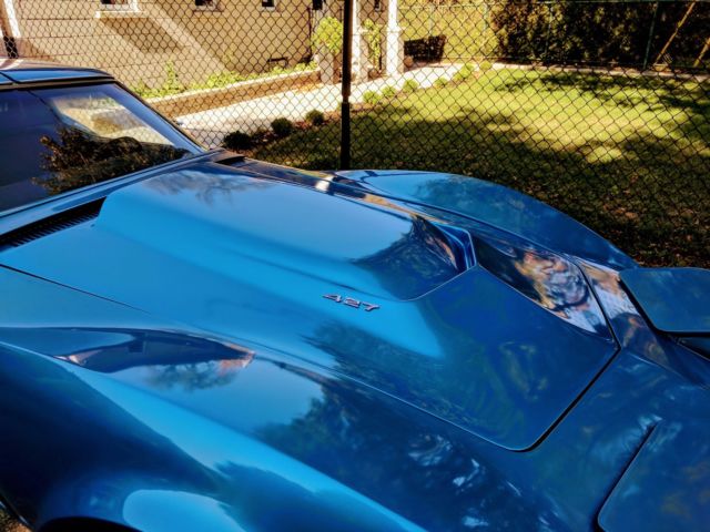 1969 Blue Chevrolet Corvette Coupe