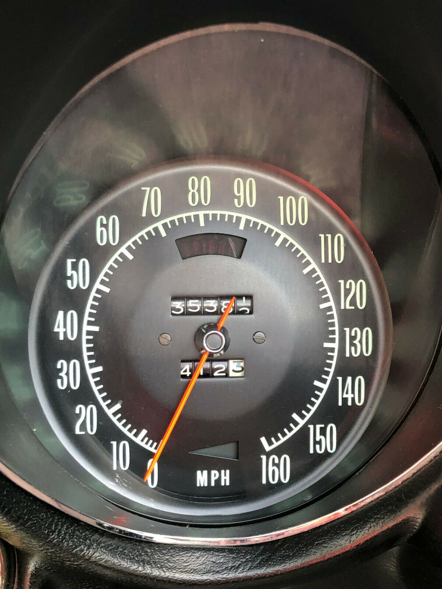 1969 Yellow Chevrolet Corvette Convertible