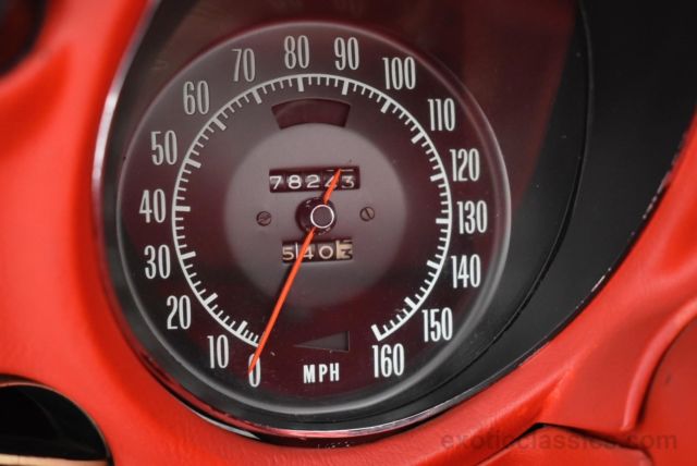 1969 Red Chevrolet Corvette convertible