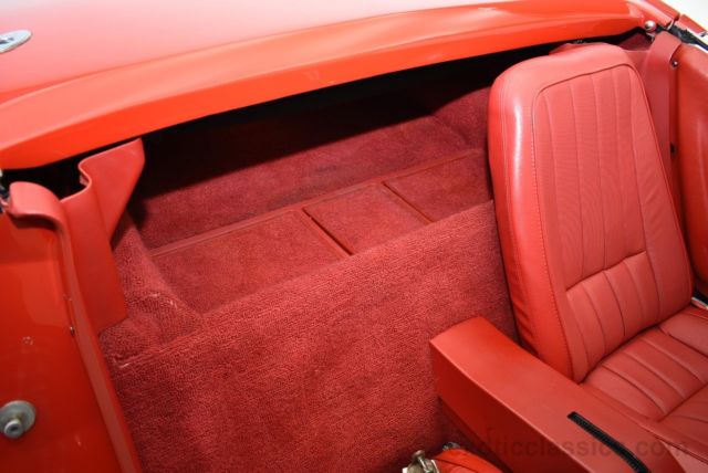 1969 Red Chevrolet Corvette convertible