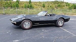 1969 Black Chevrolet Corvette --
